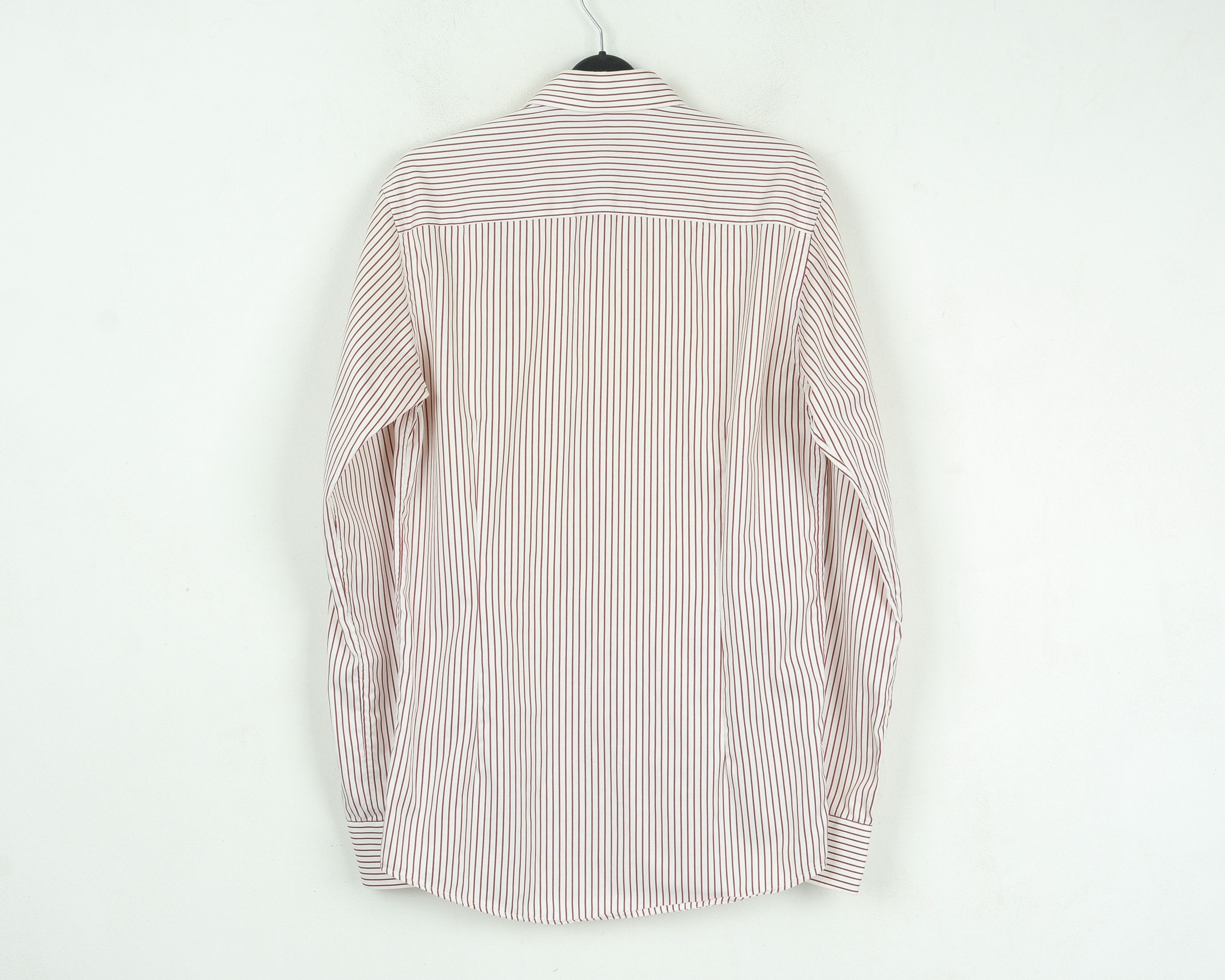 Eton ETON Single Cuff Shirt Slim Fit 15" Size 38 Striped Formal Size 38R - 4 Thumbnail