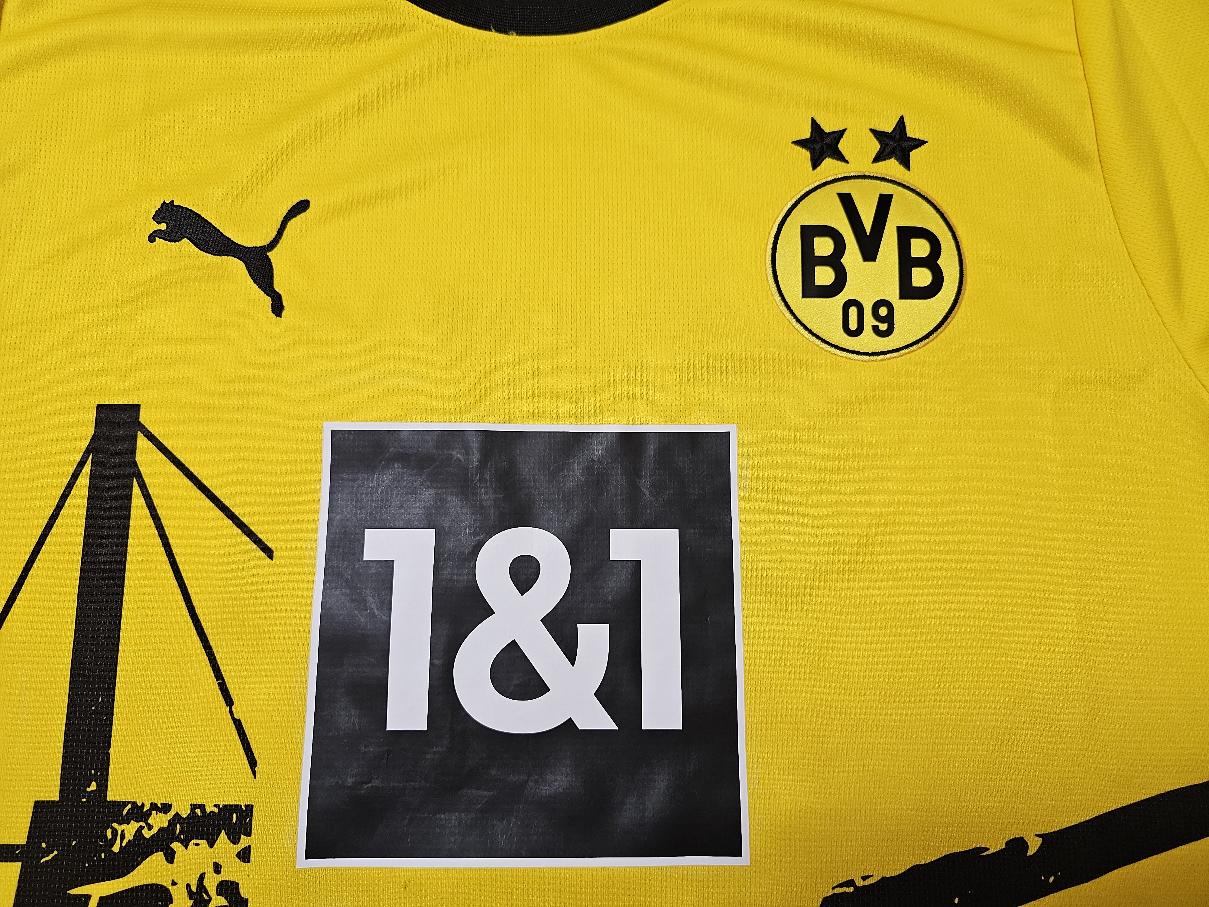 Puma BORUSSIA DORTMUND 2024 HOME BRANDT FOOTBALL SOCCER JERSEY Size US L / EU 52-54 / 3 - 3 Thumbnail