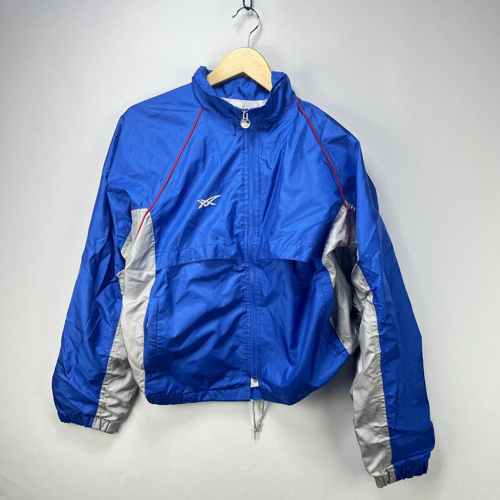 Asics Vintage '90s Asics Running Windbreaker Jacket Small Size US S / EU 44-46 / 1 - 1 Thumbnail