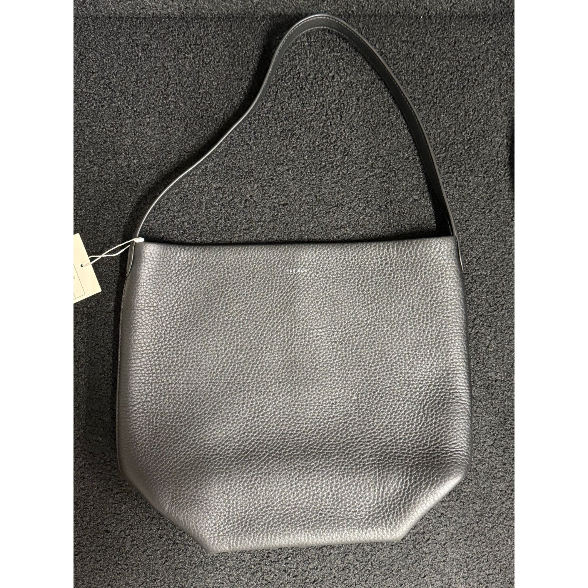 The Row The Row Pebbled Leather Shoulder Bag Gray Made In Italy Size ONE SIZE - 1 Thumbnail