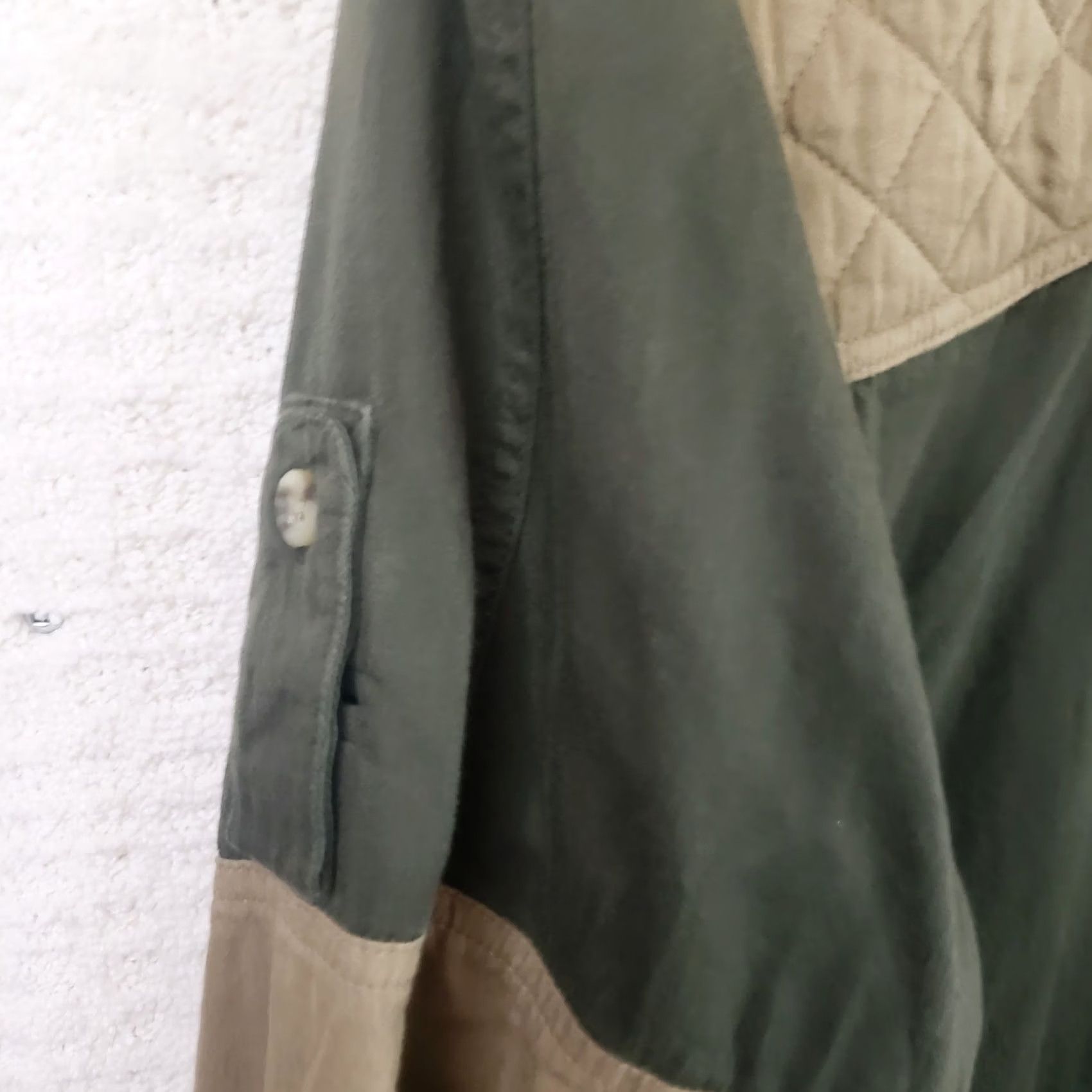 Vintage Kevin's Plantation Shooting Shirt Men’s L Green Button-Up Long Sleeve Patch" Size US L / EU 52-54 / 3 - 7 Thumbnail