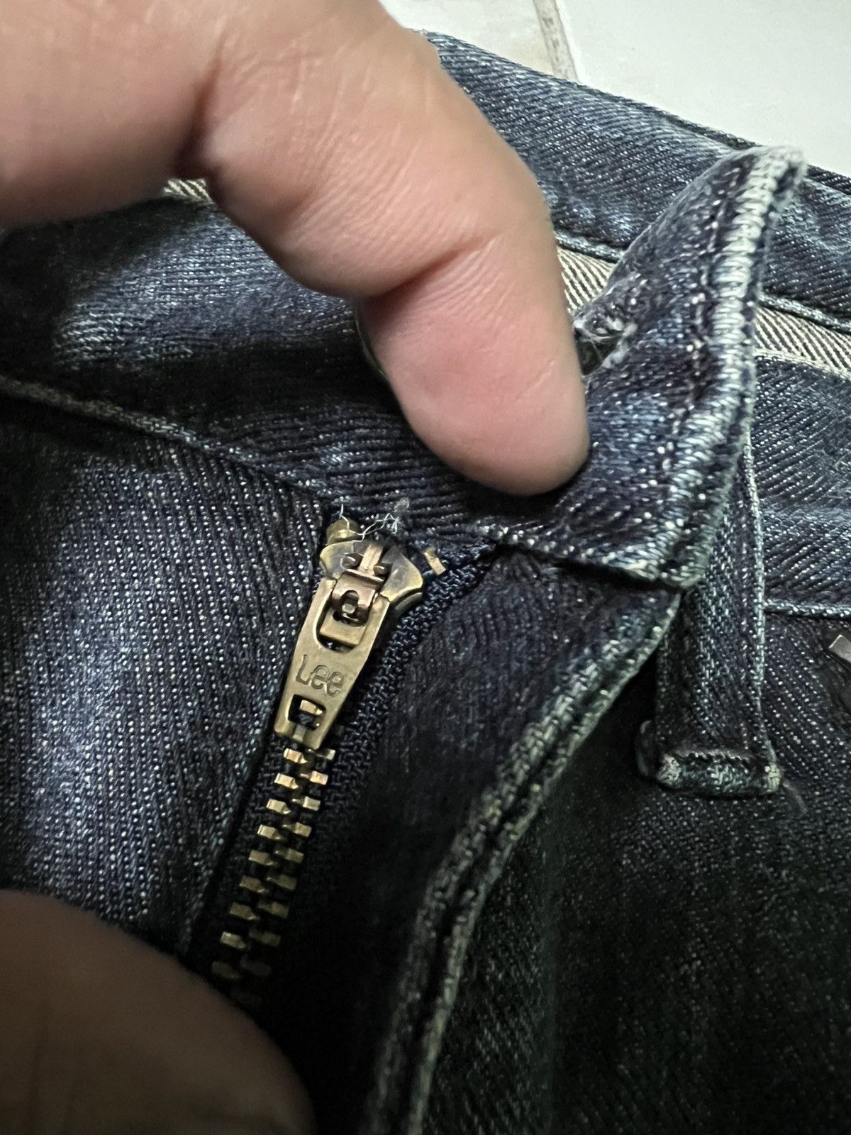 If Six Was Nine × Lee 💥FLARE💥VINTAGE LEE RIDER WASHED DISTRESS JEAN JAPAN Size US 33 - 12 Thumbnail