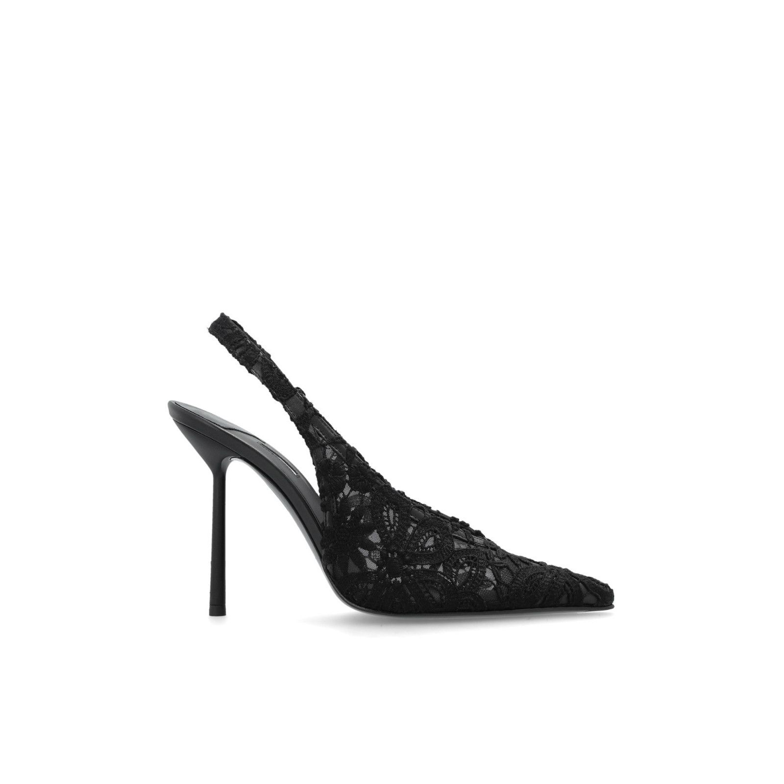 LE SILLA Black Lace 120mm Heel Pumps New & Authentic (Women'