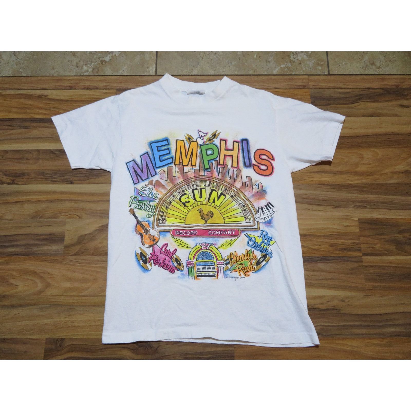 Other Tony Alamo Memphis Sun Record Company White T-shirt L 1980s Size US L / EU 52-54 / 3 - 1 Thumbnail
