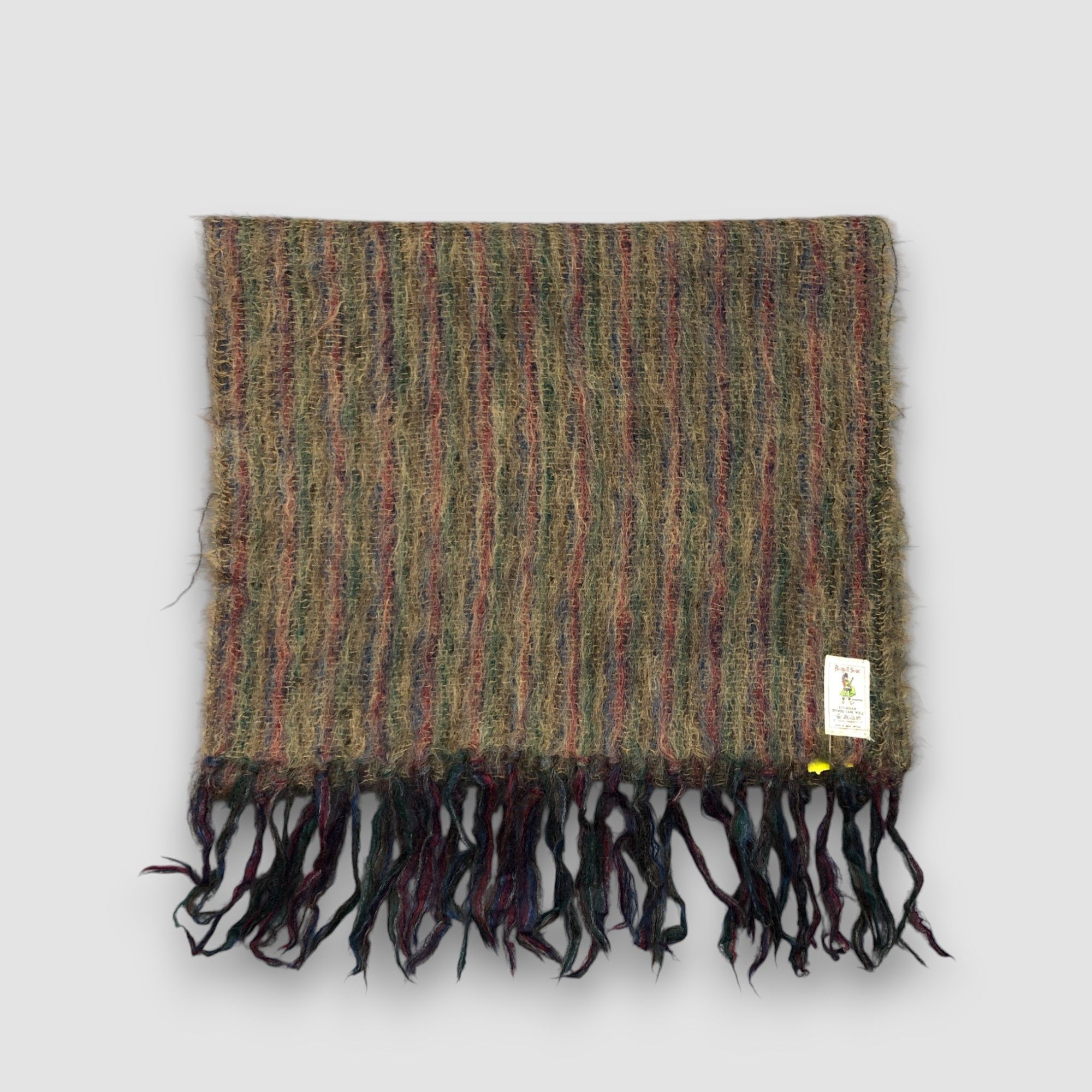 Japanese Brand Vintage Royal Scot Scarf Muffler Wool Mohair Scarves Size ONE SIZE - 4 Thumbnail