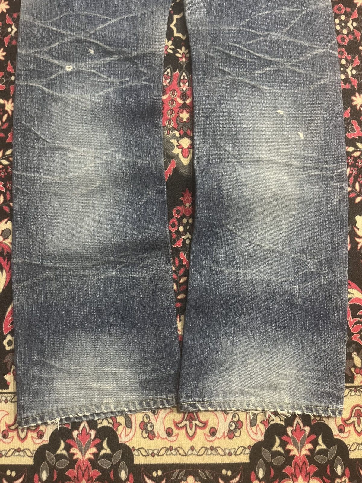 Undercover Vintage Japan Macphee Grunge Sashiko Destroy Blue Jeans Size US 30 / EU 46 - 11 Thumbnail