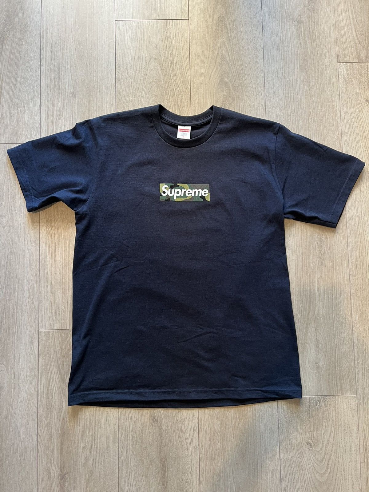 Supreme box logo tee camo clearance