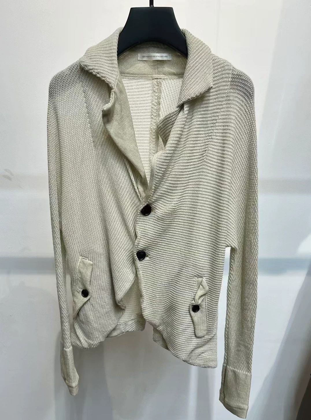 Yohji Yamamoto Yohji Yamamoto Stretchy Knit Cardigan Size 2 55cm Size M / US 6-8 / IT 42-44 - 3 Thumbnail