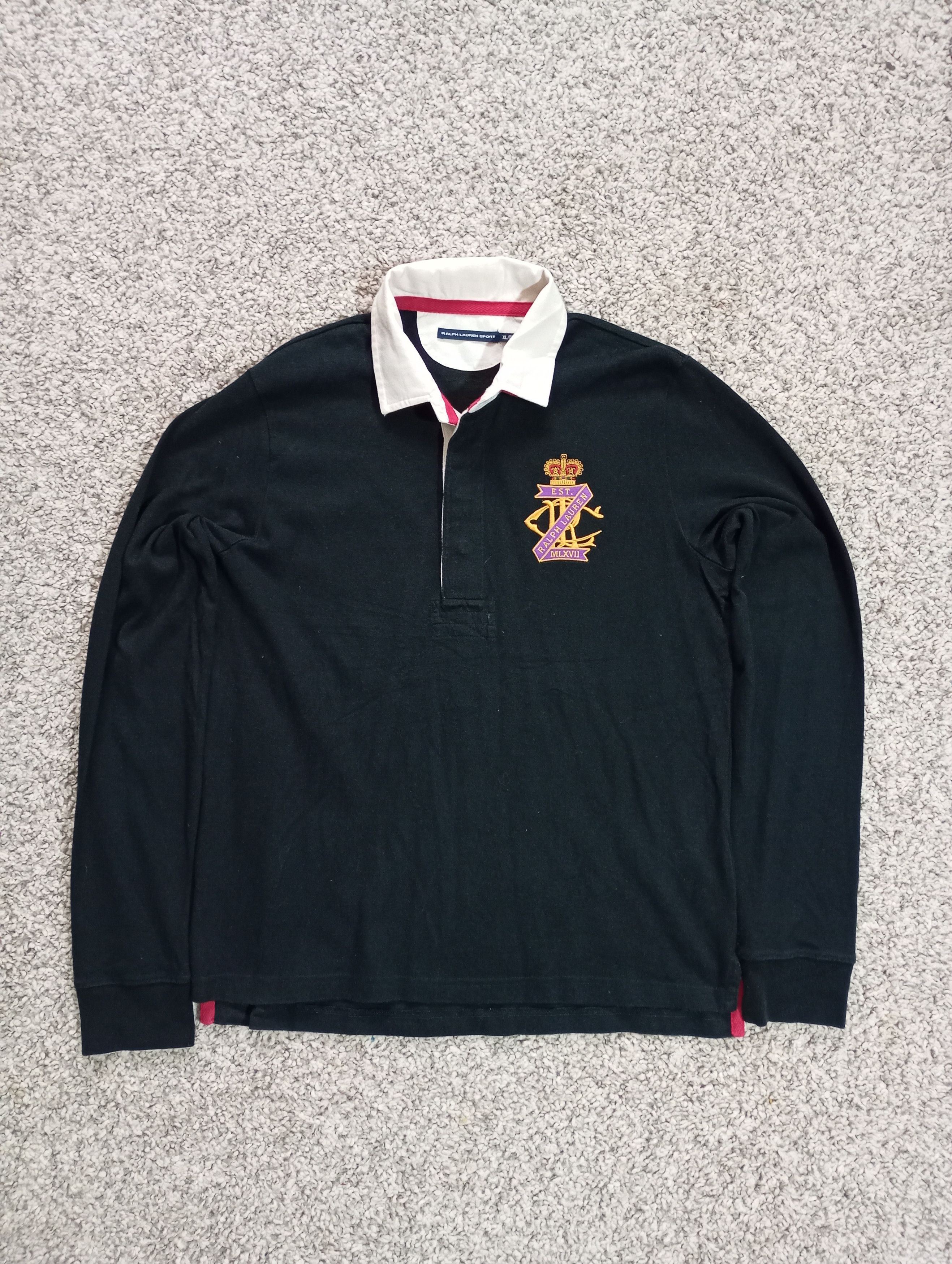 Polo Ralph Lauren × Vintage Vintage Ralph Lauren Sport Long Sleeve Tshirt Size US M / EU 48-50 / 2 - 1 Thumbnail
