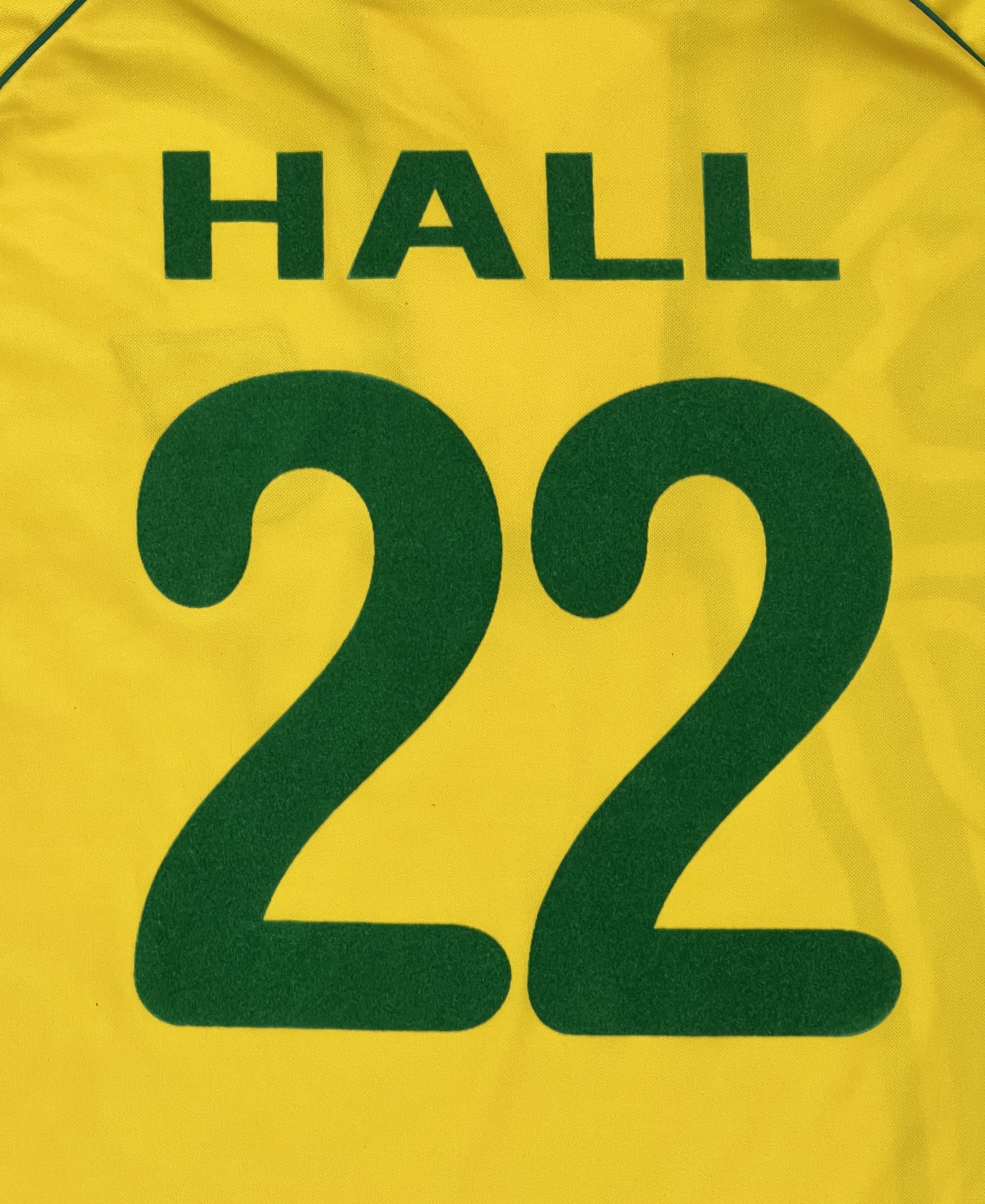 Kappa Vintage Jamaica Kappa Home Jersey 1998 World Cup "Hall 22" Size US L / EU 52-54 / 3 - 13 Thumbnail