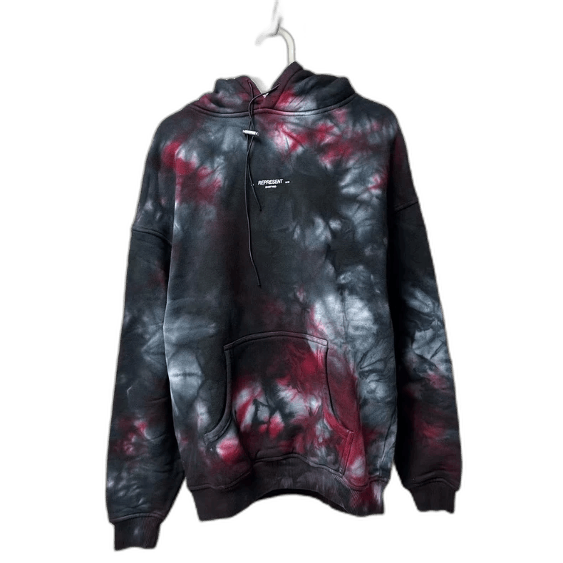 Japanese Brand Tie Dye Hoodie in Black and Purple Size US XS / EU 42 / 0 - 1 Thumbnail