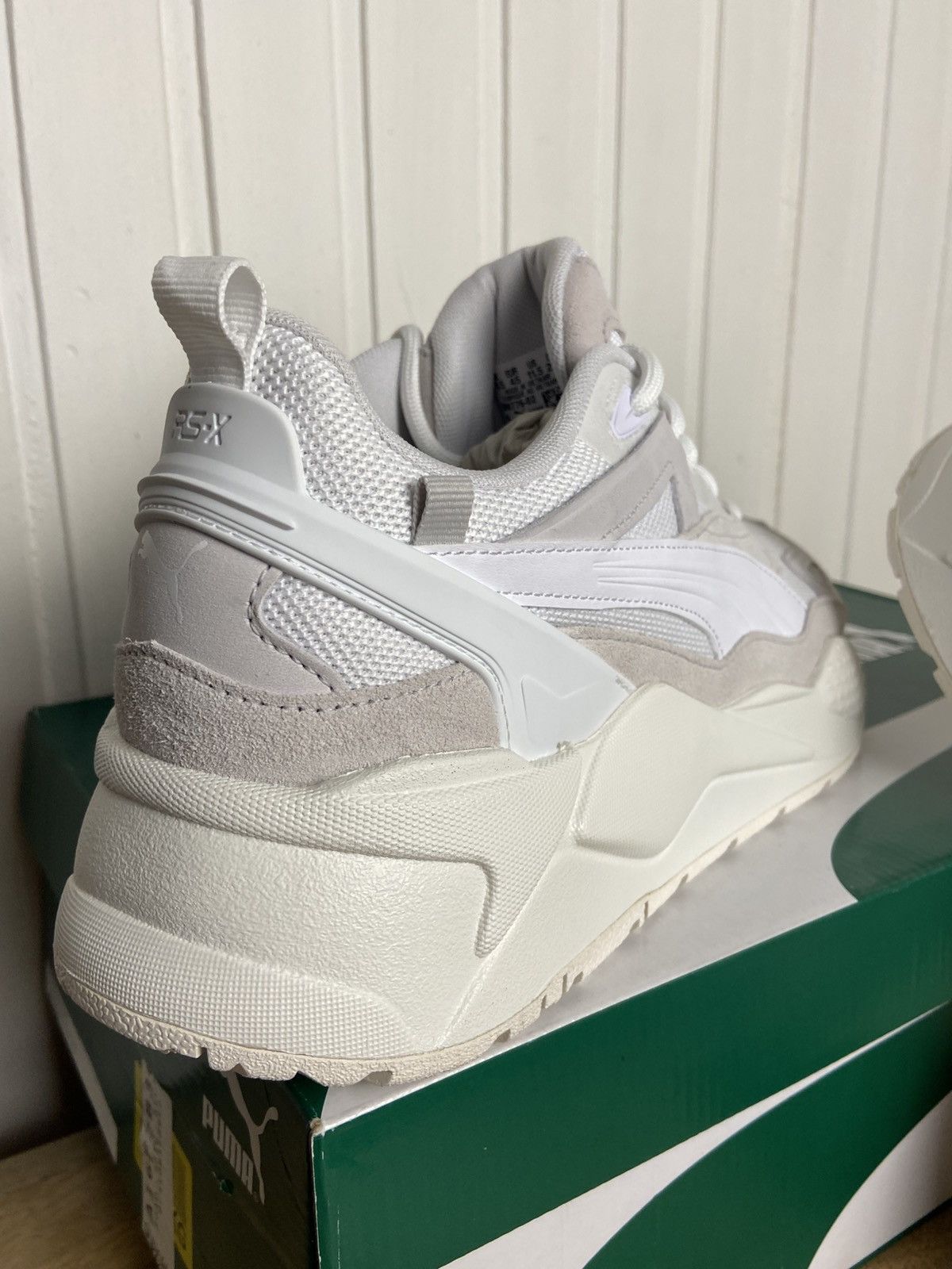 Puma New Puma RS-X Efekt PRM white authentic size 11,5us vintage Size US 11.5 / EU 44-45 - 13 Thumbnail
