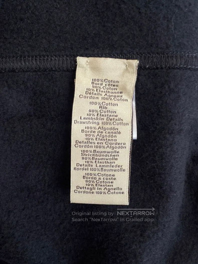 Hermes Hermes Navy blue hooded sweatshirt, unisex, leather and fa Size US L / EU 52-54 / 3 - 6 Thumbnail