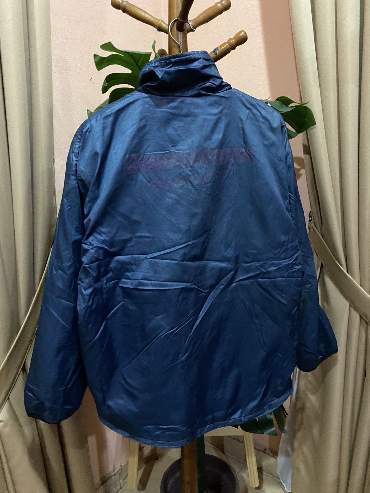 Vintage Vintage Bridgestone Motorsport Nylon Pullover Jacket Size US M / EU 48-50 / 2 - 9 Thumbnail