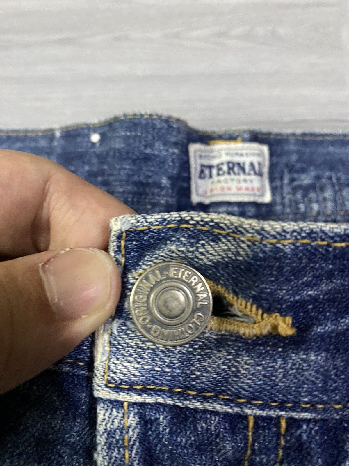 Japanese Brand Designer Eternal Japan Distresed Denim Size US 30 / EU 46 - 10 Thumbnail