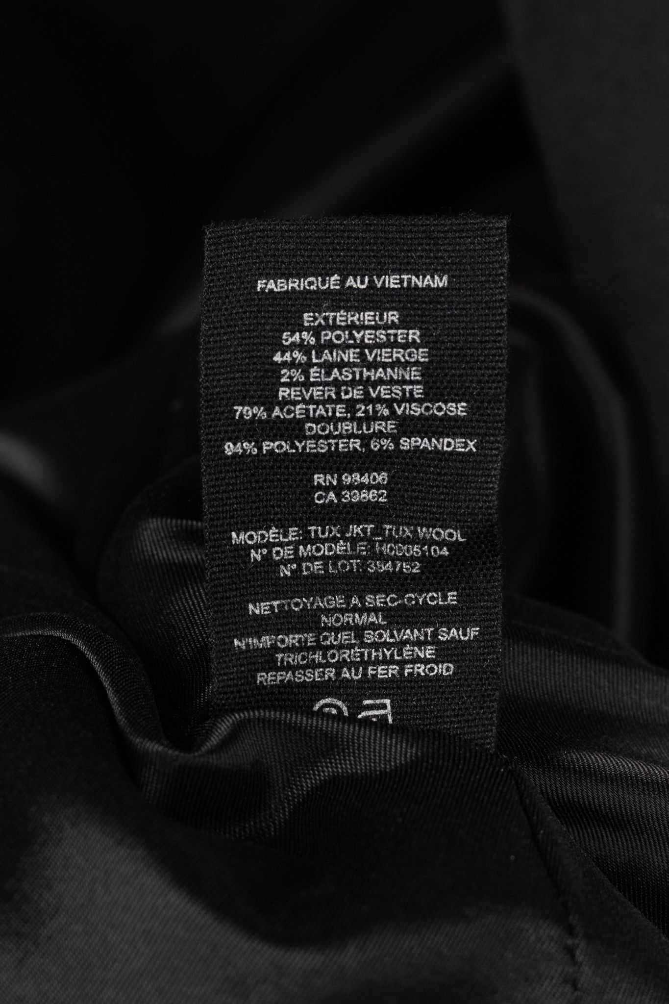 Theory Theory Black Double-Breasted Satin-Trim Wool Tux Jacket Size S / US 4 / IT 40 - 10 Thumbnail