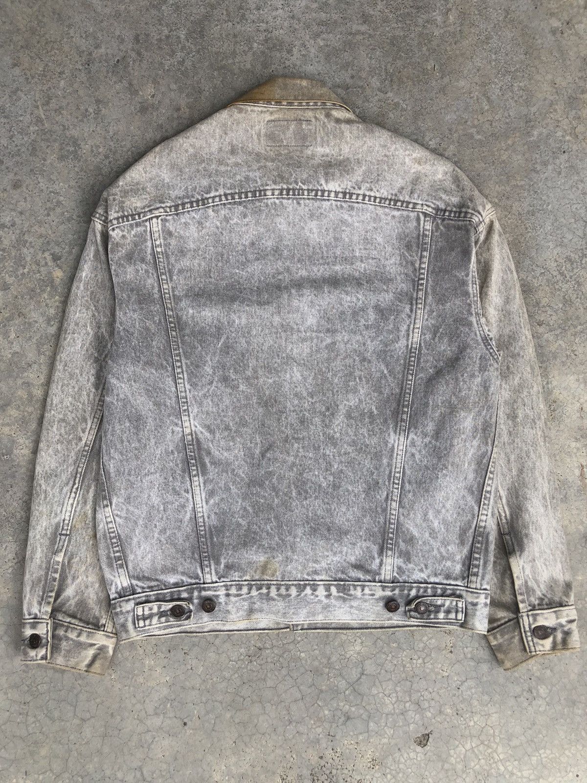 Levi's Vintage 80s Levis Denim Jacket Distressed Denim Size US M / EU 48-50 / 2 - 2 Thumbnail