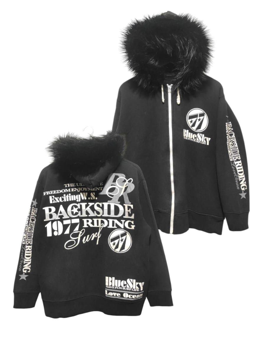 If Six Was Nine THRUXTON bluesky Zip Fur Hoodie i6w9 Lgb Style Size US L / EU 52-54 / 3 - 1 Thumbnail