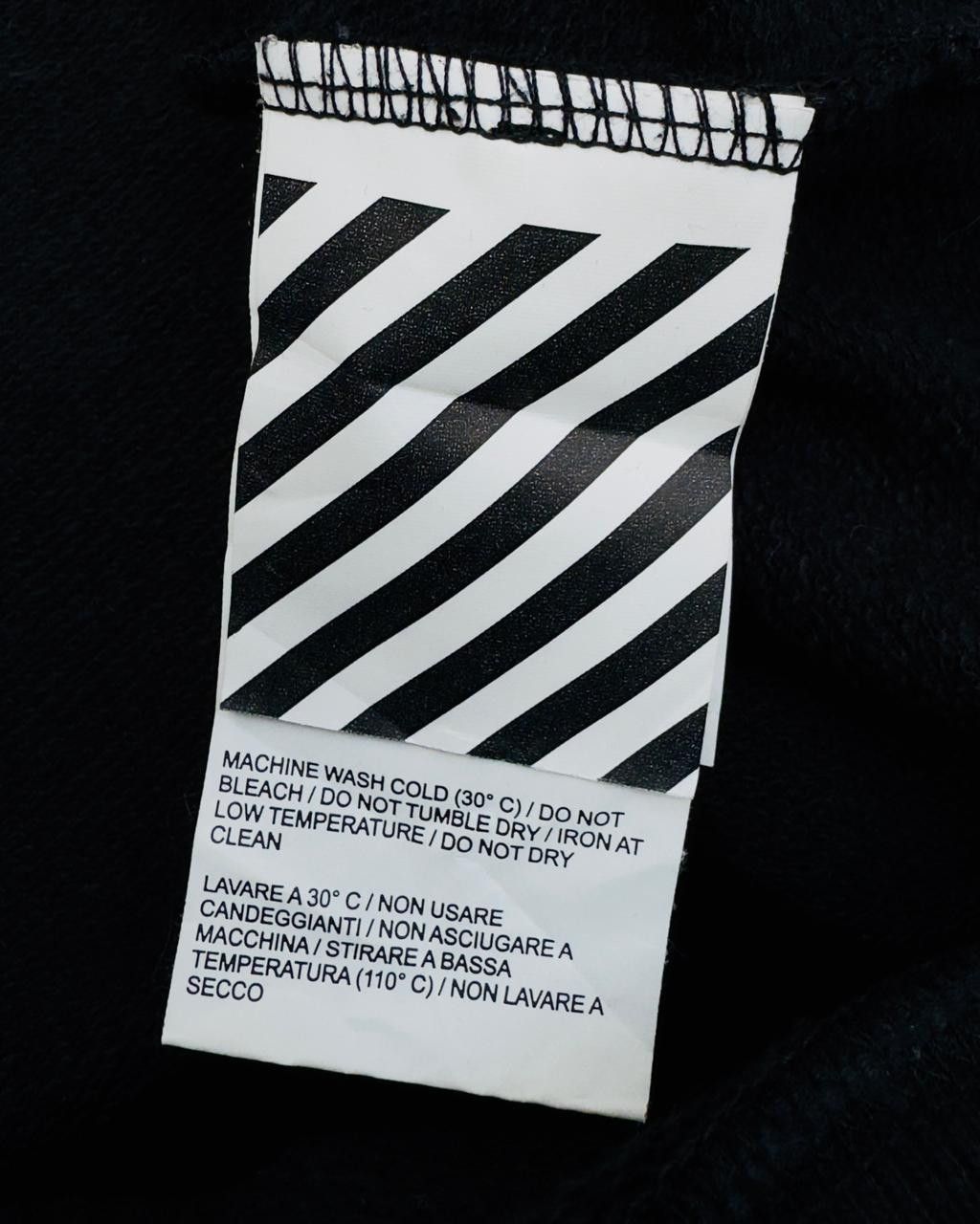 Off-White OFF-WHITE DIAG STENCIL HOODIE Size US L / EU 52-54 / 3 - 8 Thumbnail
