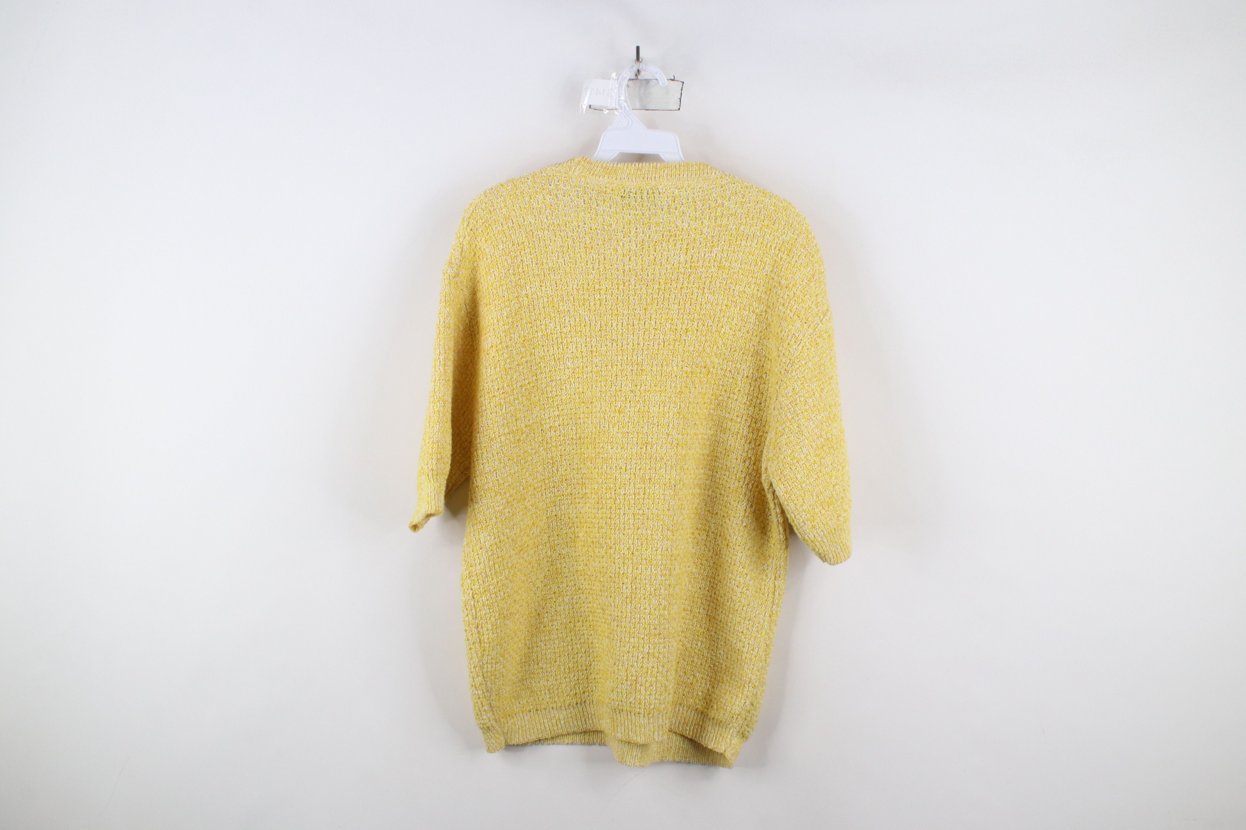 Vintage Vintage 60s 70s Streetwear Knit Short Sleeve Sweater USA Size XL / US 12-14 / IT 48-50 - 8 Thumbnail