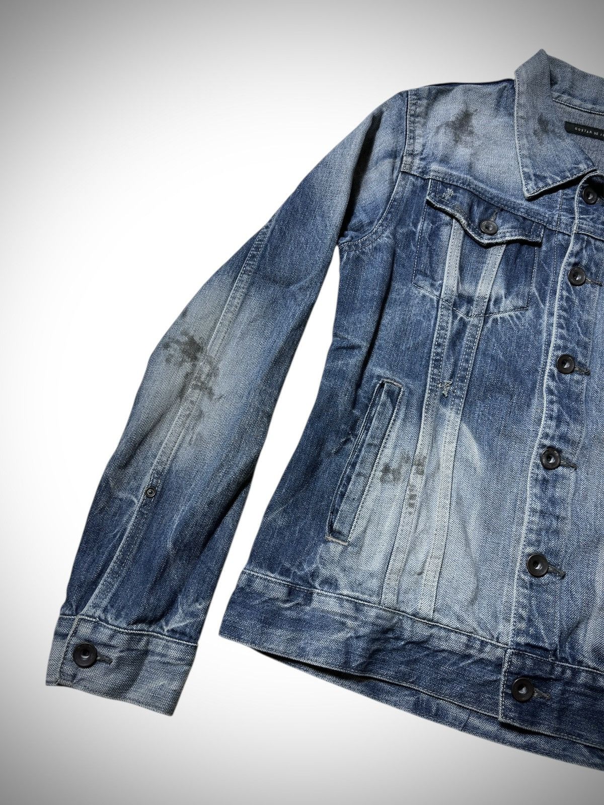 GOSTAR DE FUGA Gostar de Fuga Distressed Denim Jacket Size US S / EU 44-46 / 1 - 3 Thumbnail