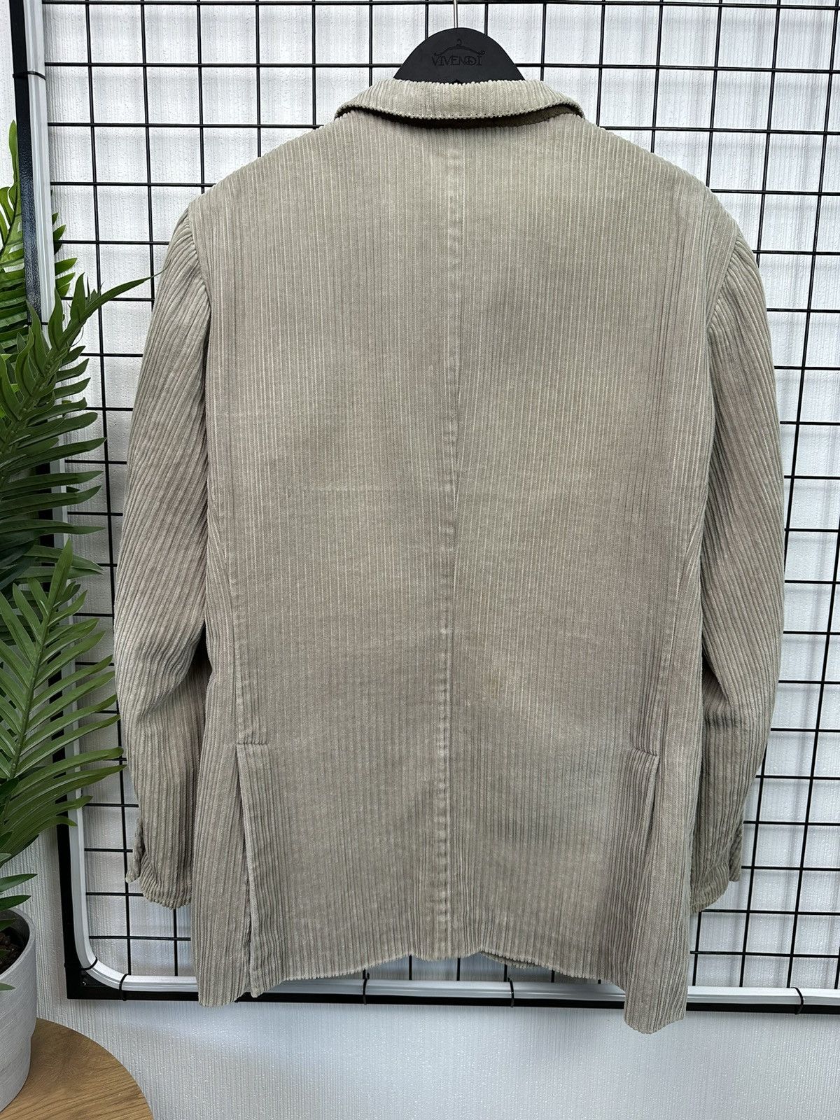 Pal Zileri Pal Zileri Men 50 Blazer Beige 100% Cotton vintage Size 50R - 18 Thumbnail