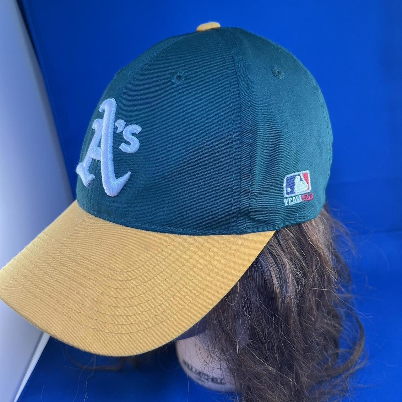MLB Authentic Oakland A's Baseball Cap Team Colors Size ONE SIZE - 3 Thumbnail