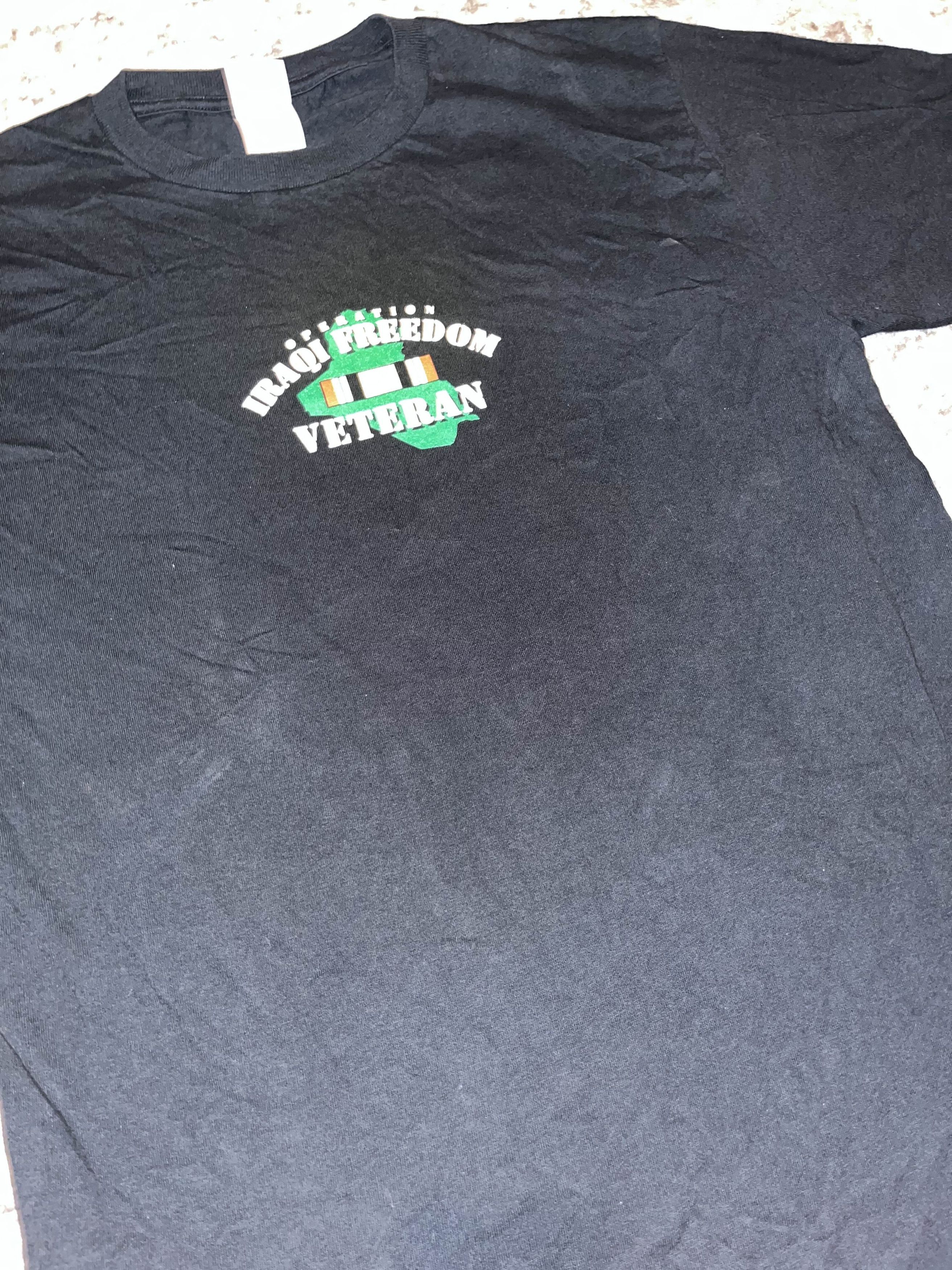 Vintage 00s Operation Iraqi Freedom Veteran Shirt Size US L / EU 52-54 / 3 - 8 Thumbnail