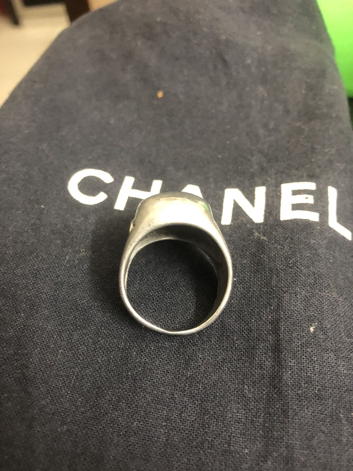 Vintage skull ring /keith richard style Size ONE SIZE - 3 Thumbnail