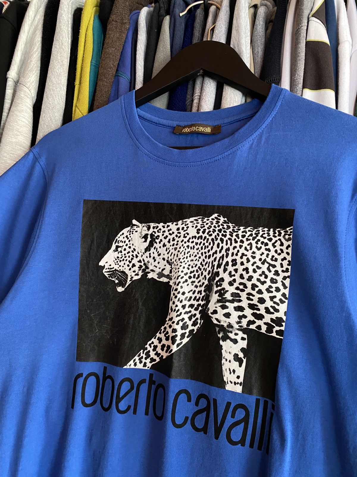 Roberto Cavalli ROBERTO CAVALLI BIG LOGO VINTAGE T-SHIRT Size US L / EU 52-54 / 3 - 2 Thumbnail