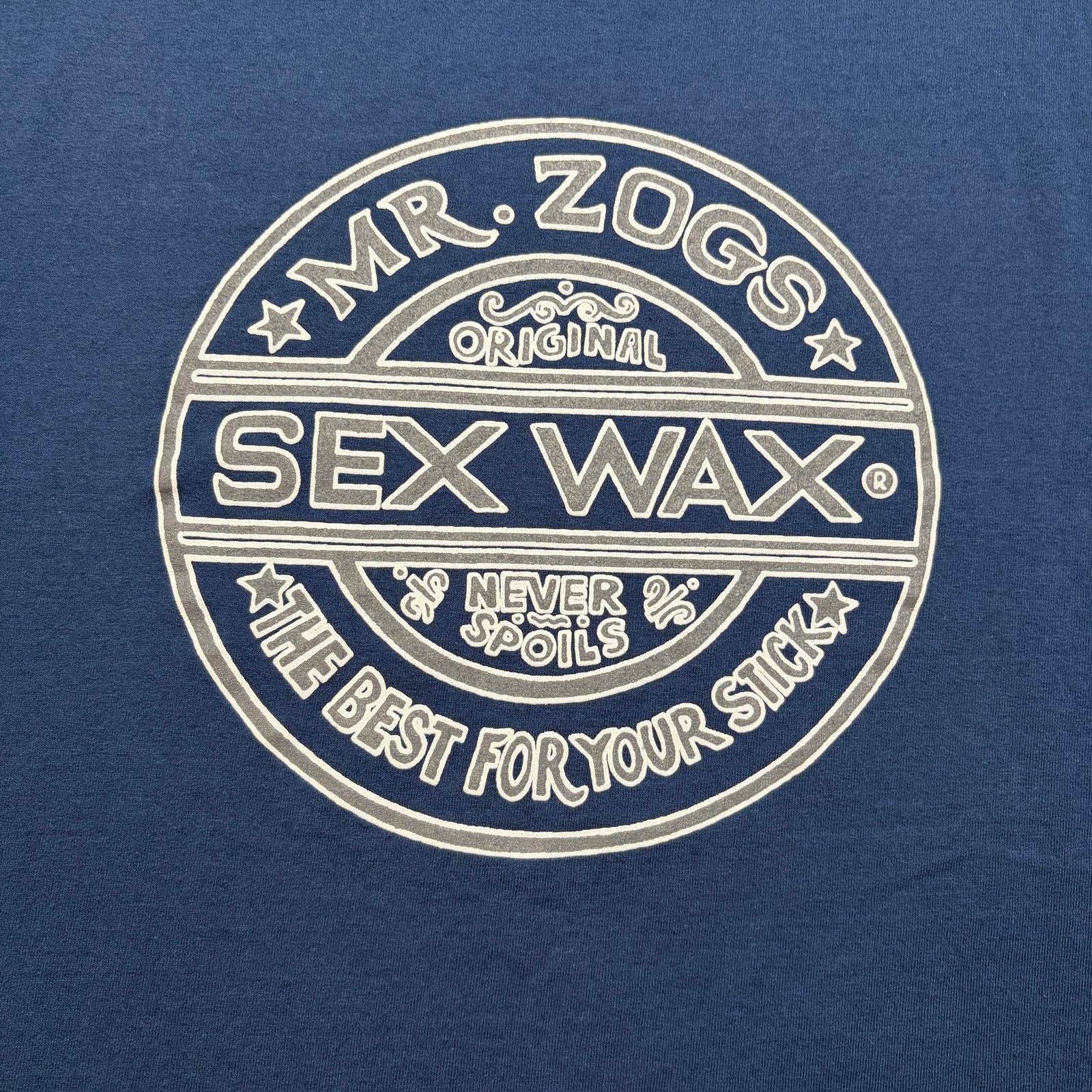 Other Mr Zog’s Sex Wax T-Shirt Blue Surf Skate Graphic Tee Men XL Size US XL / EU 56 / 4 - 8 Thumbnail