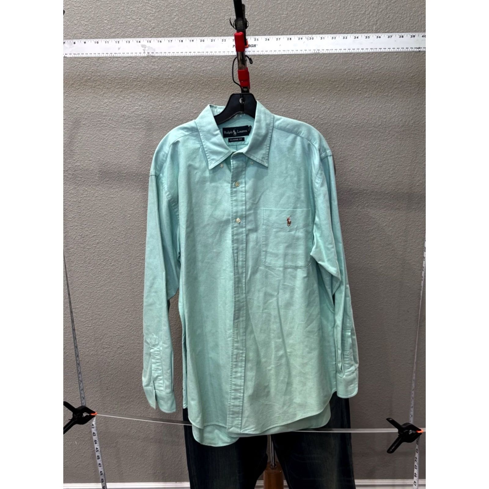 Polo Ralph Lauren Polo Ralph Lauren Sea Green Oxford Shirt LONG SLEEVE large L Multicolor Mens Shirts 1960s etc Size US L / EU 52-54 / 3 - 2 Thumbnail