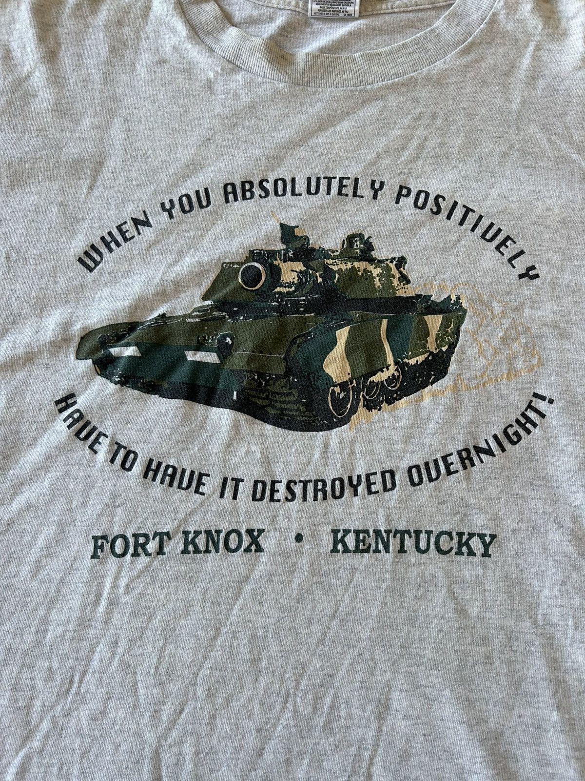 Vintage Vintage Fort Knox T-Shirt Size US XXL / EU 58 / 5 - 2 Thumbnail