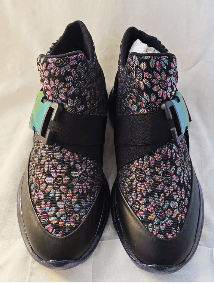 Christopher Kane Christopher Kane Floral Jacquard Lurex Slip On Sneakers Size US 8.5 / IT 38.5 - 1 Thumbnail