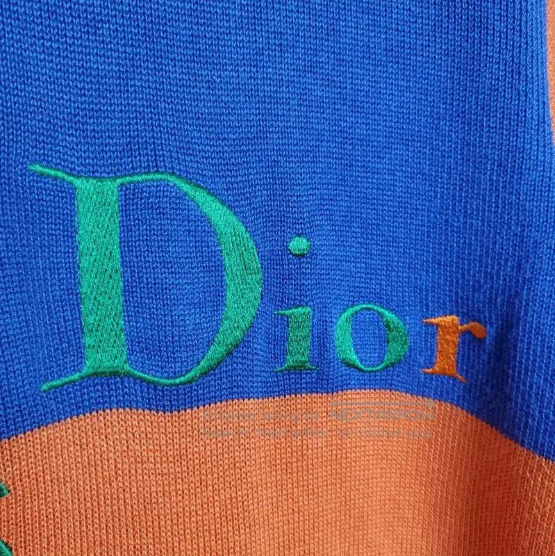Dior Dior Women's Colorful Cotton Pullover Sweater . Size M / US 6-8 / IT 42-44 - 9 Thumbnail