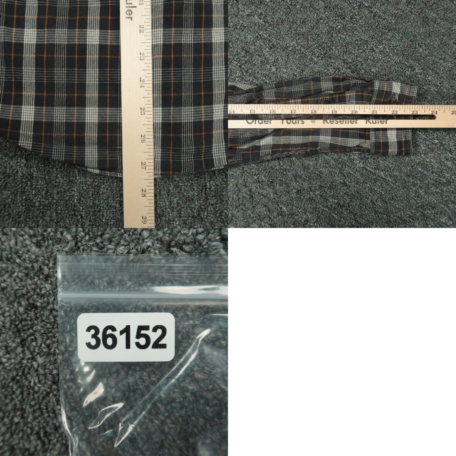 Filson Filson Shirt Mens XS Black Plaid Long Sleeve Button-Up Casual, Travel, Workwear, Pockets, Lightweight, Cotton, Regular Fit, Fall, Spring, Winter, Mens Size US XS / EU 42 / 0 - 8 Thumbnail