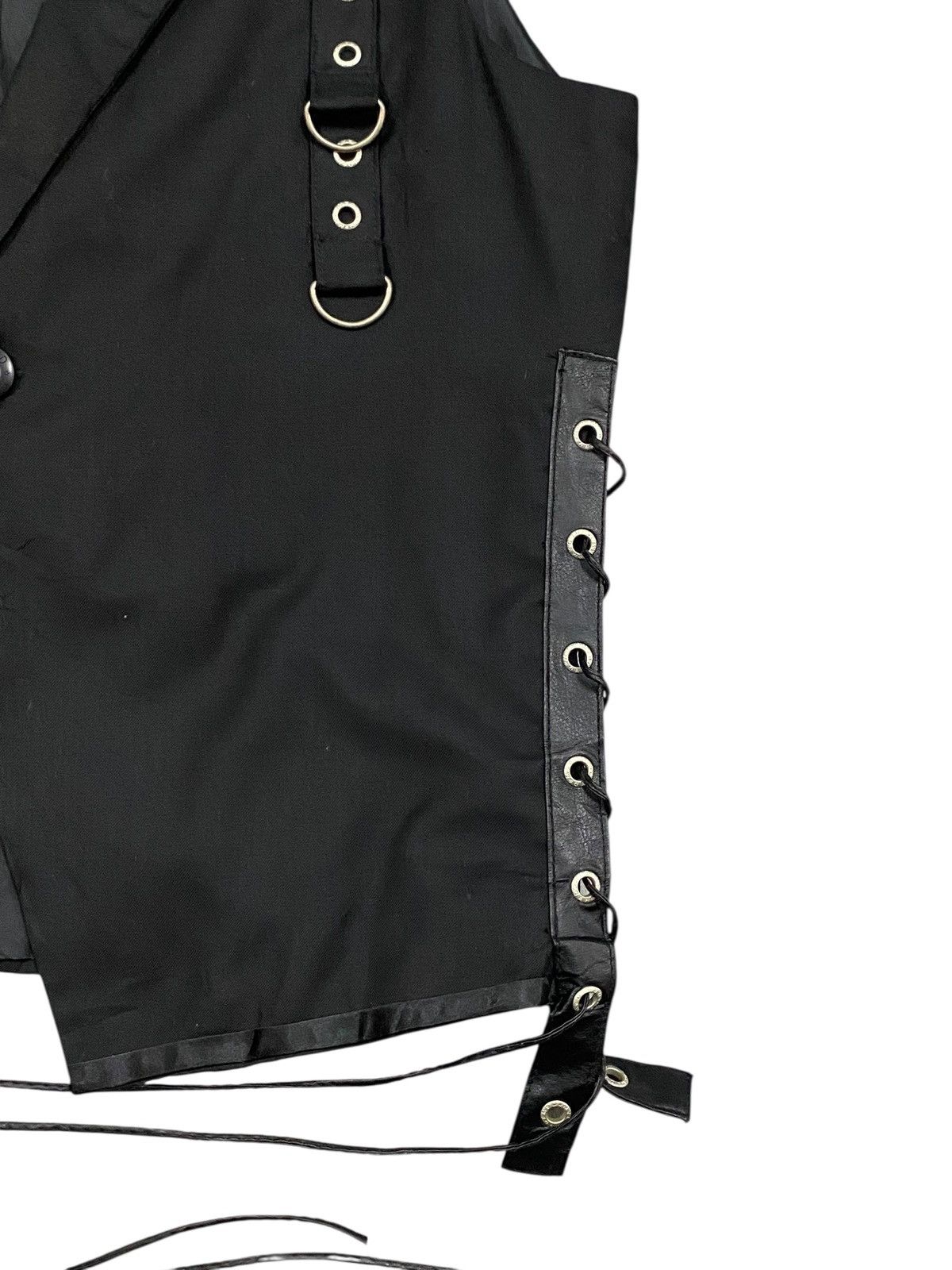 If Six Was Nine Mad Punks Japan Archive Visual Kei Bondage Skeleton Vest Size US M / EU 48-50 / 2 - 6 Thumbnail