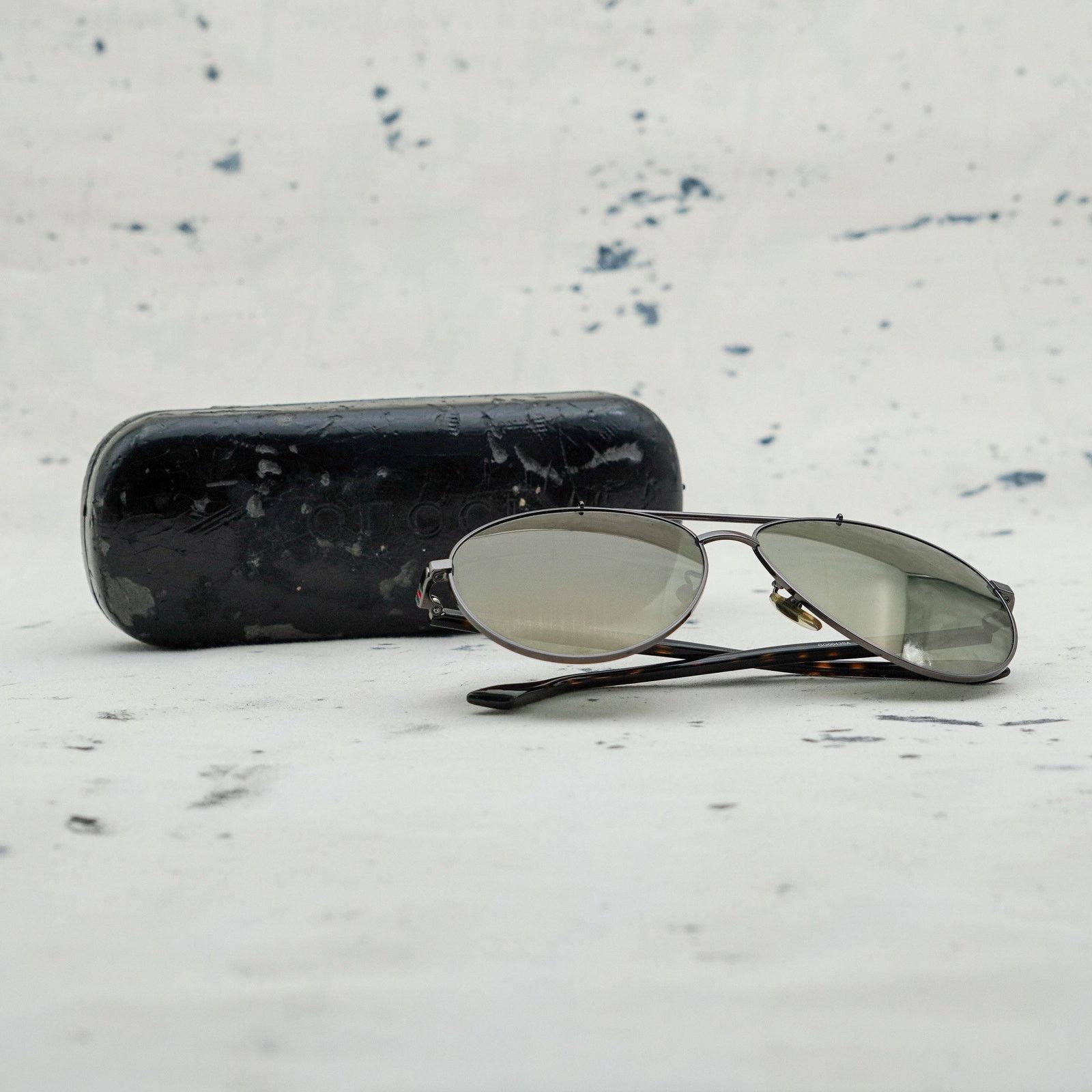 Gucci Gucci gg 0043 tortoiseshell web stripe logo pilot sunglasses Size ONE SIZE - 10 Thumbnail