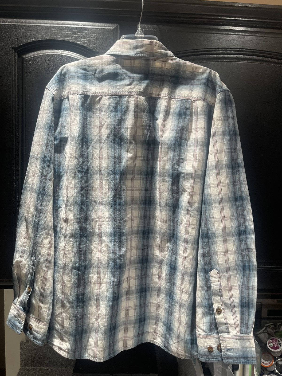 Carhartt Carhartt Men's Relaxed Fit Stream Blue Plaid Casual Button Size US L / EU 52-54 / 3 - 4 Thumbnail