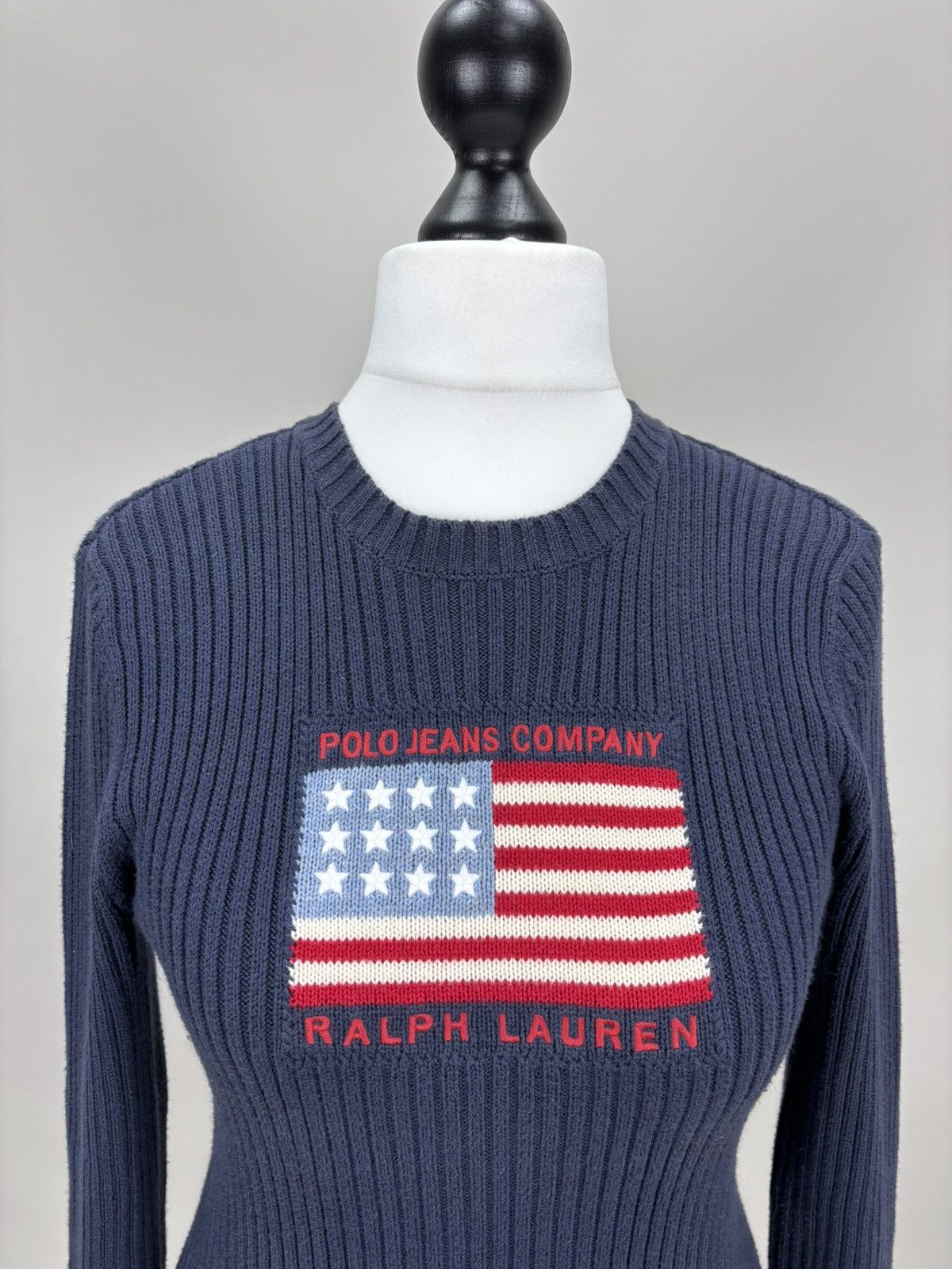 Polo Ralph Lauren Womens vintage sweater Polo Ralph Lauren American Flag Size S / US 4 / IT 40 - 3 Thumbnail