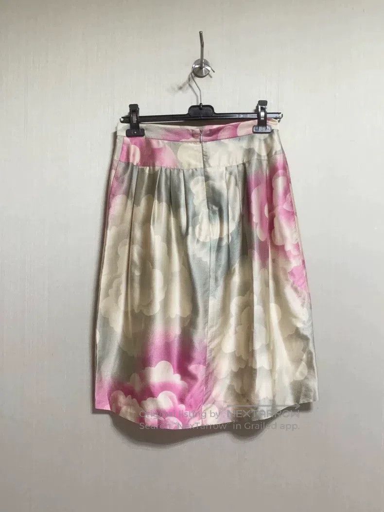 Dries Van Noten Dries Van Noten Silk Printed Midi Skirt Size 25" / US 0 / IT 36 - 2 Thumbnail