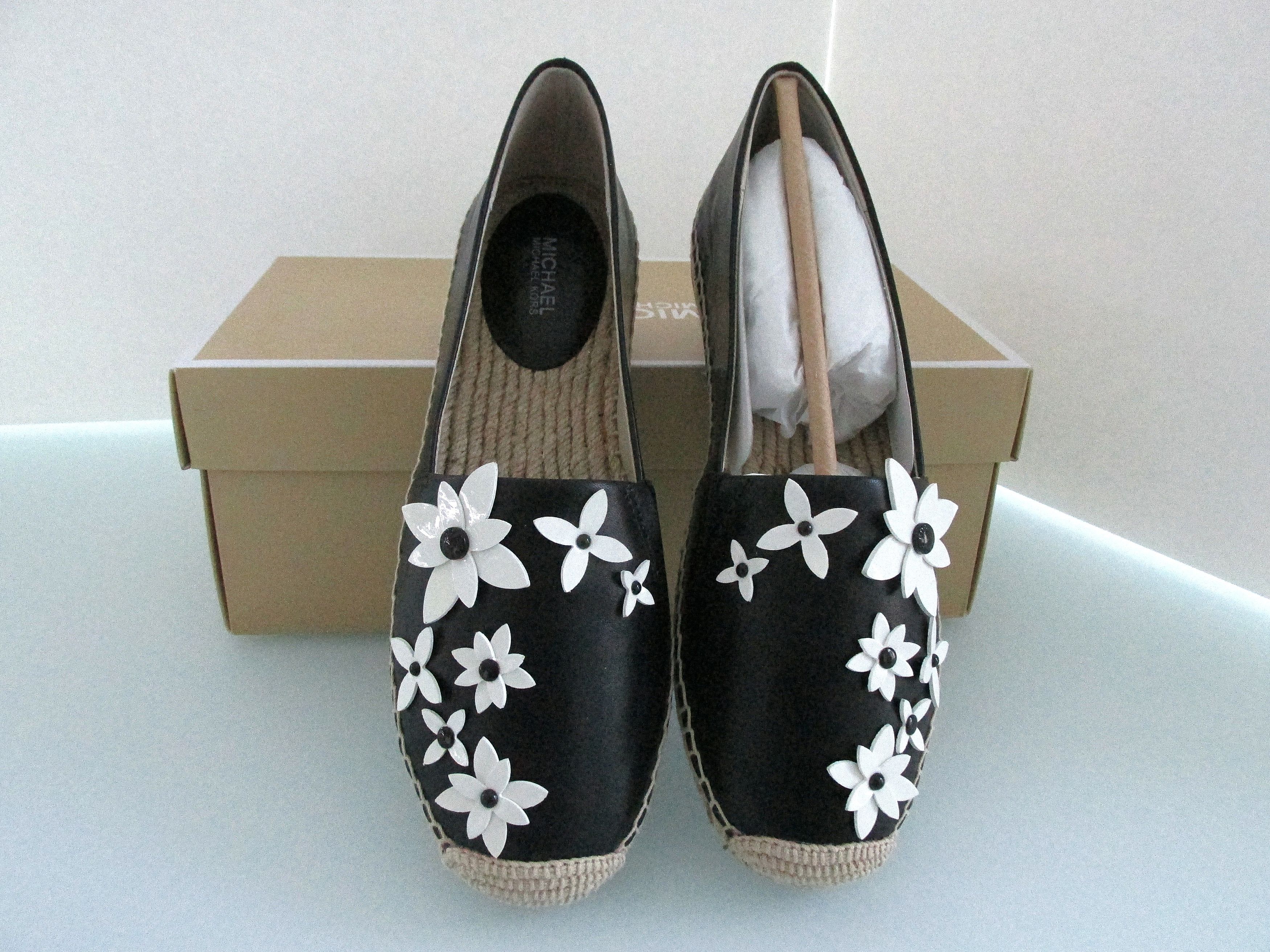 Michael Kors Michael Kors New (Lola) Leather Espadrilles Size 7 1/2 Size US 7.5 / IT 37.5 - 1 Thumbnail