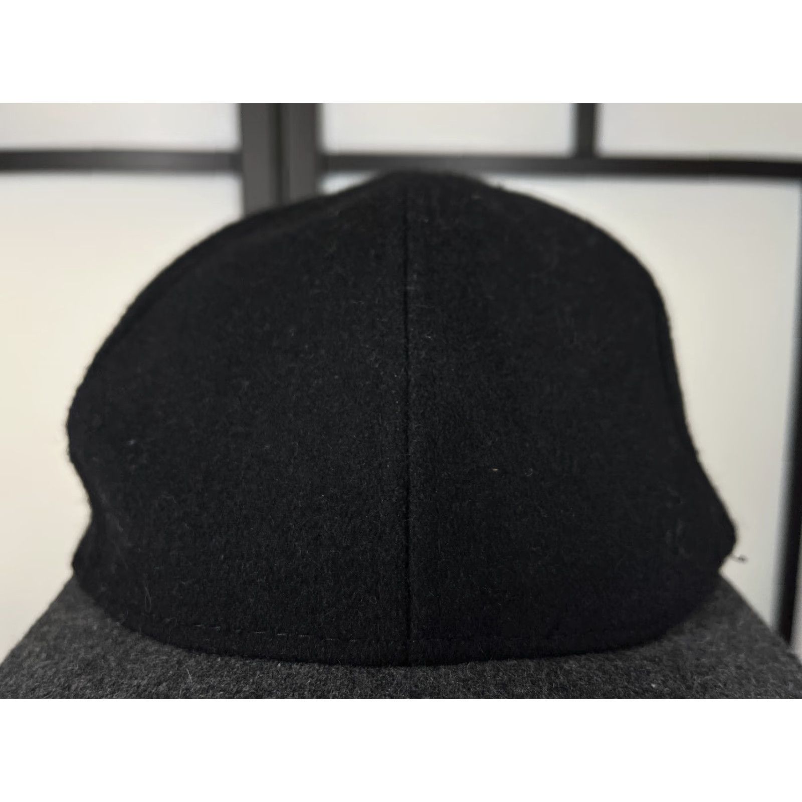 Vintage VINTAGE Target Hat Cap Strap Back Adult One Size Black Gray Wool Polyester Blend Outdoor Size ONE SIZE - 2 Thumbnail