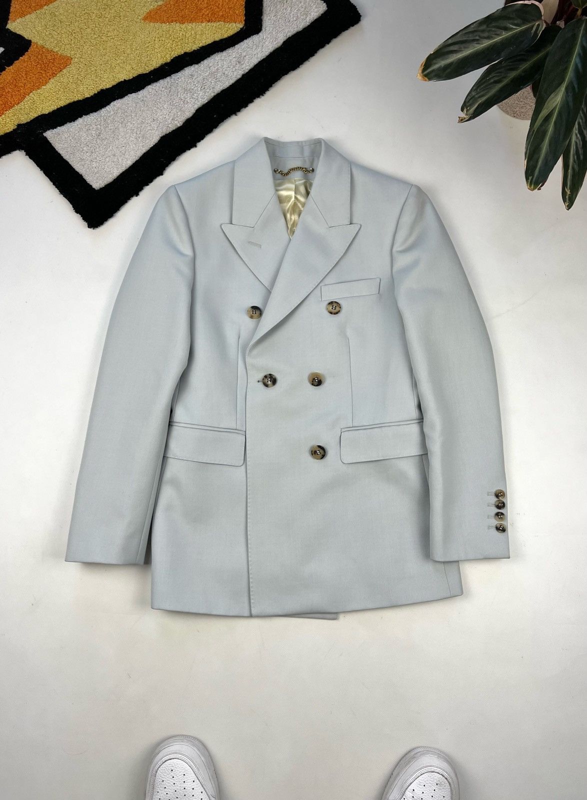 Golden Goose Golden Goose Journey Collection single-breasted blazer blue Size S / US 4 / IT 40 - 3 Thumbnail
