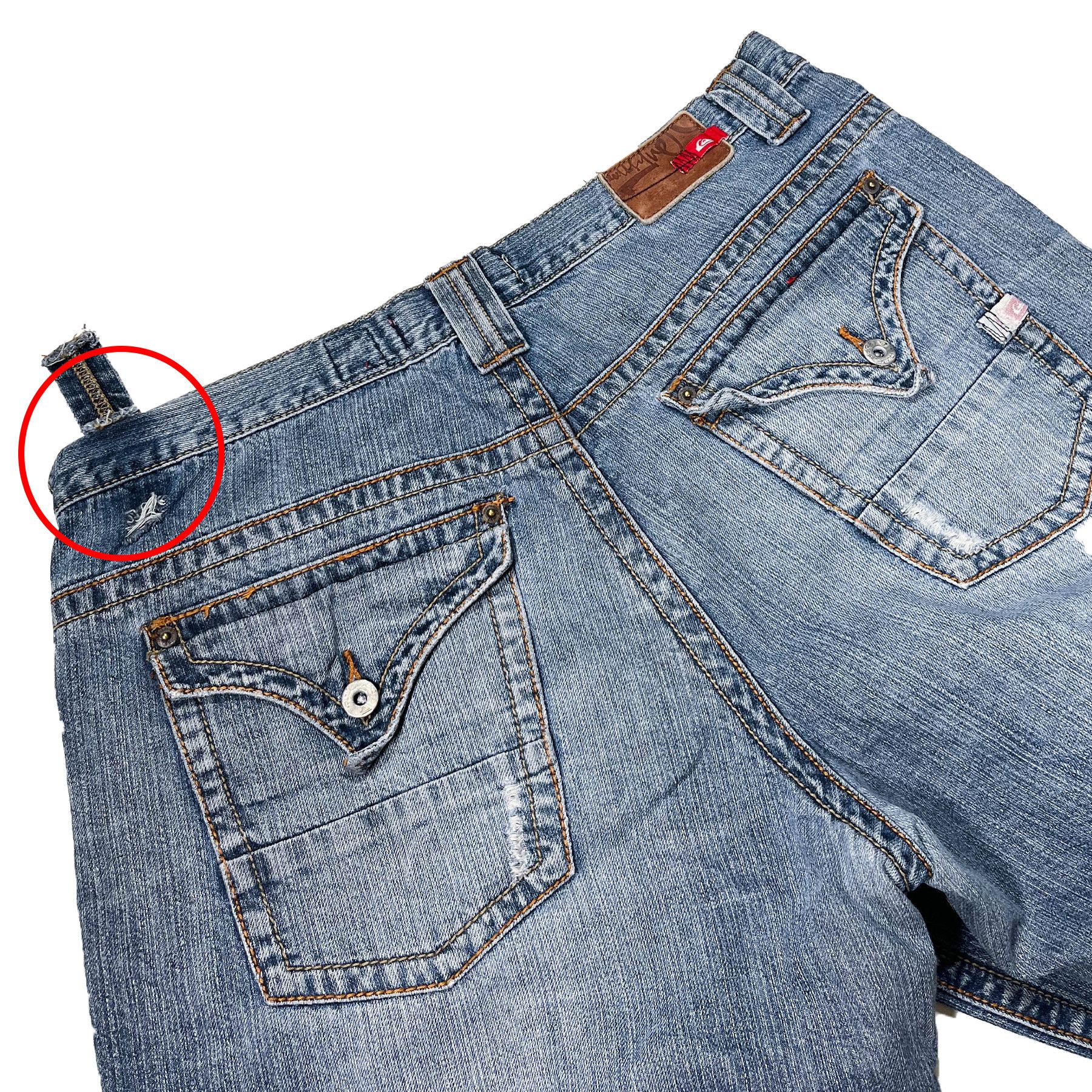 Quiksilver Quiksilver Vintage Stressed Y2K Wide Leg Jeans • W38 Size US 38 / EU 54 - 6 Thumbnail