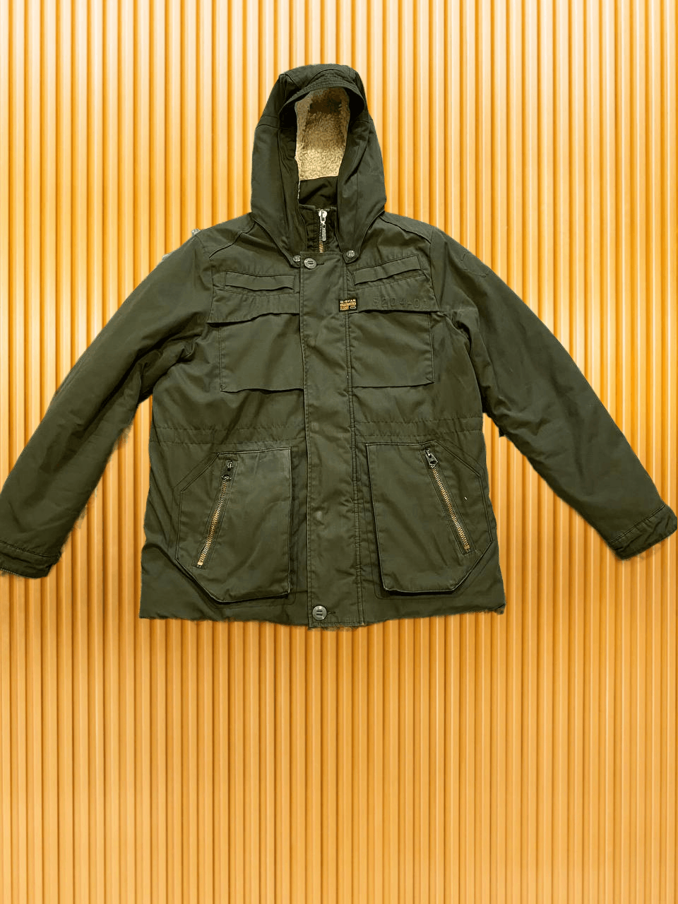 G-Star vintage green jacket G-Star Raw Streetwear logo Y2K Size US M / EU 48-50 / 2 - 1 Thumbnail