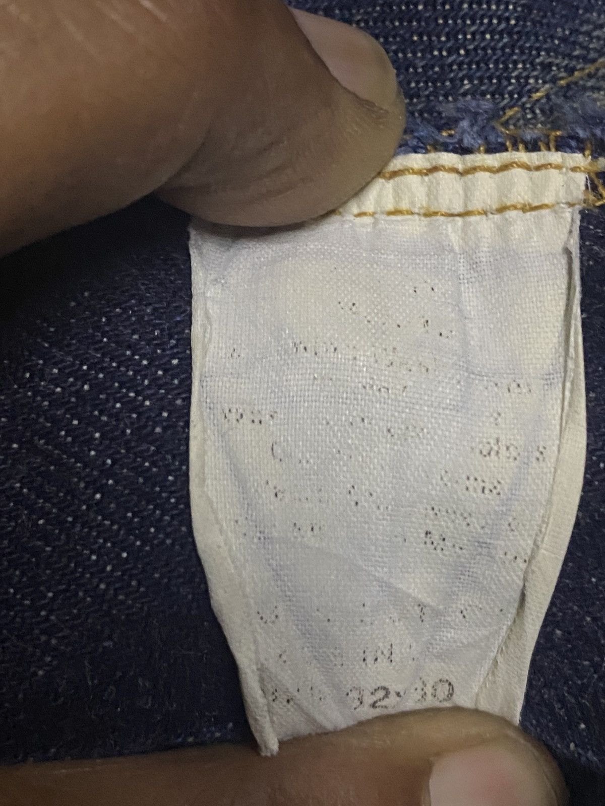 Supreme Vintage Supreme Denim Selvedge Baggy Heavy Repair Jeans Size US 33 - 24 Thumbnail