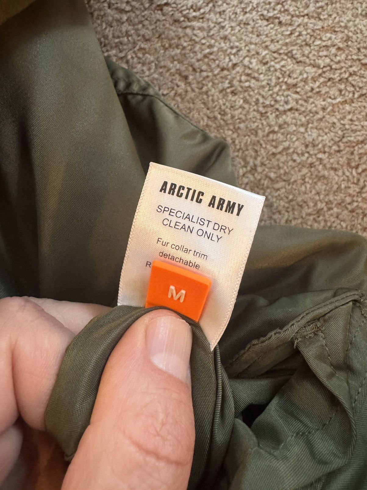 Other ARCTIC ARMY jacket STUDY sizes in photos by tape measure Size M / US 6-8 / IT 42-44 - 13 Thumbnail