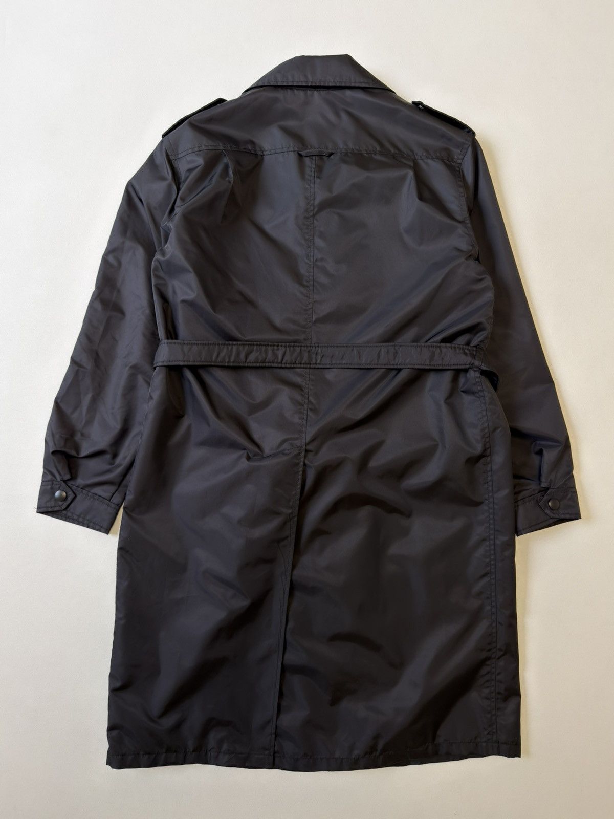Prada A/W 19 ‘Black Nylon Gabardine Coat’ Size US M / EU 48-50 / 2 - 12 Thumbnail