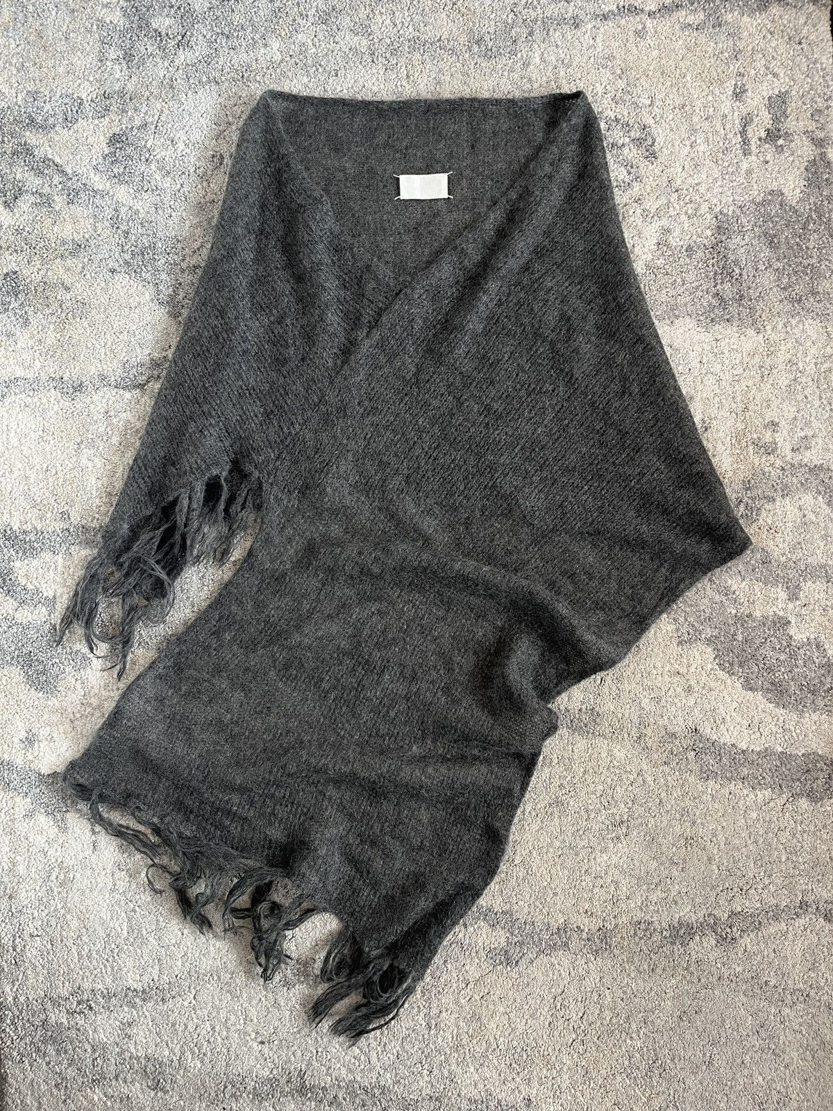トップス Martin Margiela Scarf Wool Sweater Maison Martin Margiela H&Ml soccer / football scarf sweater